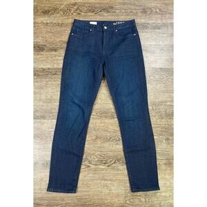 Gap 1969 Women’s High Rise Skinny Ankle Blue Jeans Dark Wash Size 27 Short